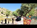 Nomadic life in Iran: the shortages and hardships of nomadic life, washing clothes with river water