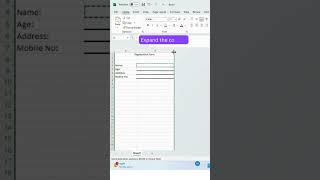 How to make a registration form in Excel - Learn Excel in 1 min shorts excel learnnow