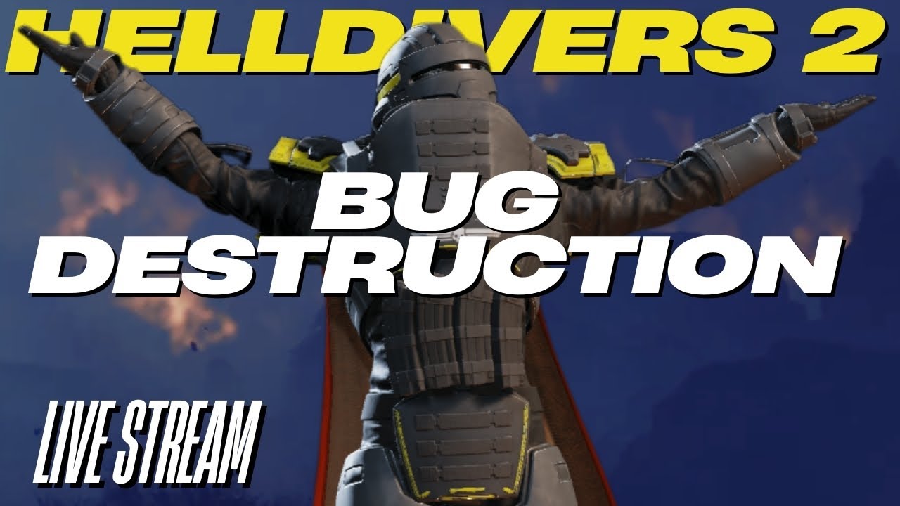 Helldivers 2: Bug Desetruction - YouTube