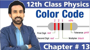 Colour Code For Carbon Resistors (Urdu /Hindi ) || 12th Class - Chapter # 13