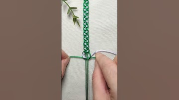 How to make simple bracelet/pulsera/square knot variation#diy#crafts #macrame#macrame #handmade
