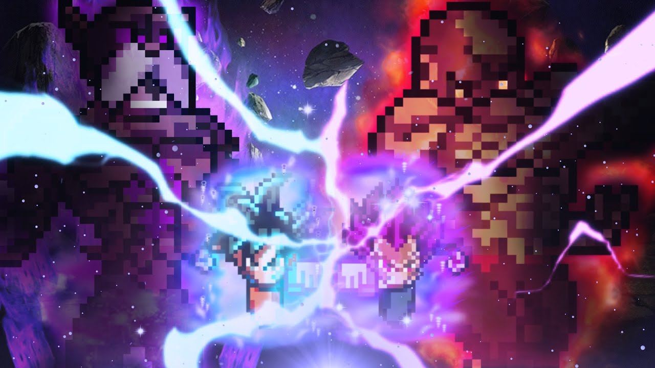Vegeta UE & Goku UI vs FP Jiren & G.O.D Toppo – Ultimate Forces Unleashed [Sprite Animation]