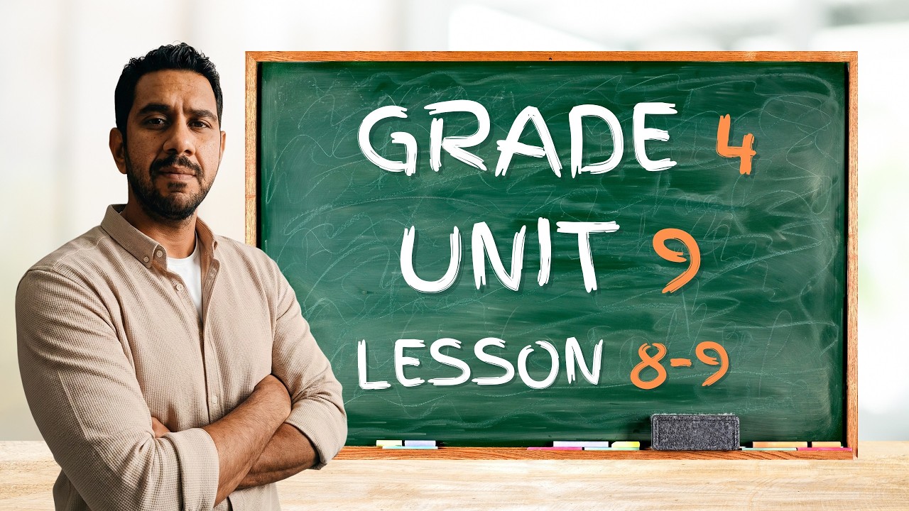 Grade 4 | الصف الرابع | Comparing Fractions | MATH | Unit 9 | Lessons 8-9