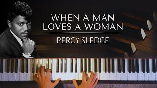 Percy Sledge - When a Man Loves a Woman + piano sheets chords