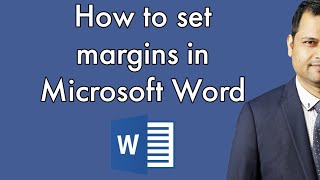 How to set margins in Microsoft word
