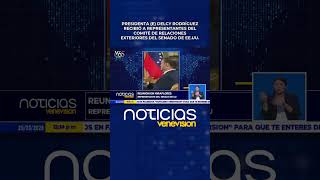 Delcy Rodríguez received representatives from the U.S. Senate Foreign Relations Committee.