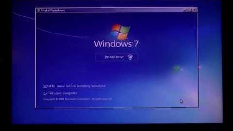 Windows 7 System Image Restore