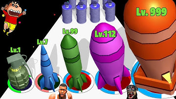 SHINCHAN UPGRADE BOMBS from Noob to God Level in EVOLVING BOMB with FRANKLIN & Chop | DREAM SQUAD