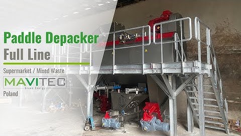 Mavitec Paddle Depacker - Supermarket / Mixed Waste - Poland