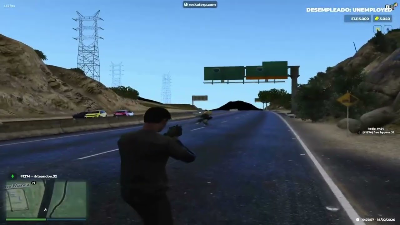 me meto a matar villeros en reskate rp y pasa esto...😲​