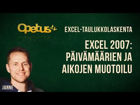Video: Kuinka luon kaavion Excel 2007:ssä?