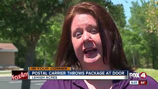 Postal carrier throws package from car in Lehigh Acres