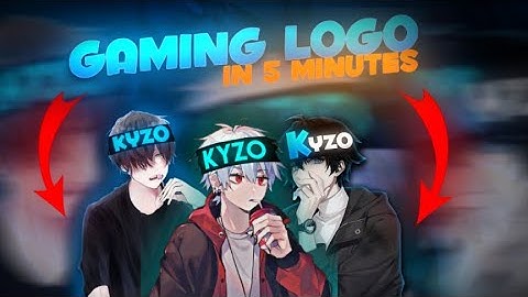 How to make gaming logo on Android in 5 minutes ||gaming logo tutorial ⚡