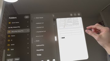 Apple Vision Pro: How to Underline Text in Notes Tutorial! (For Beginners)