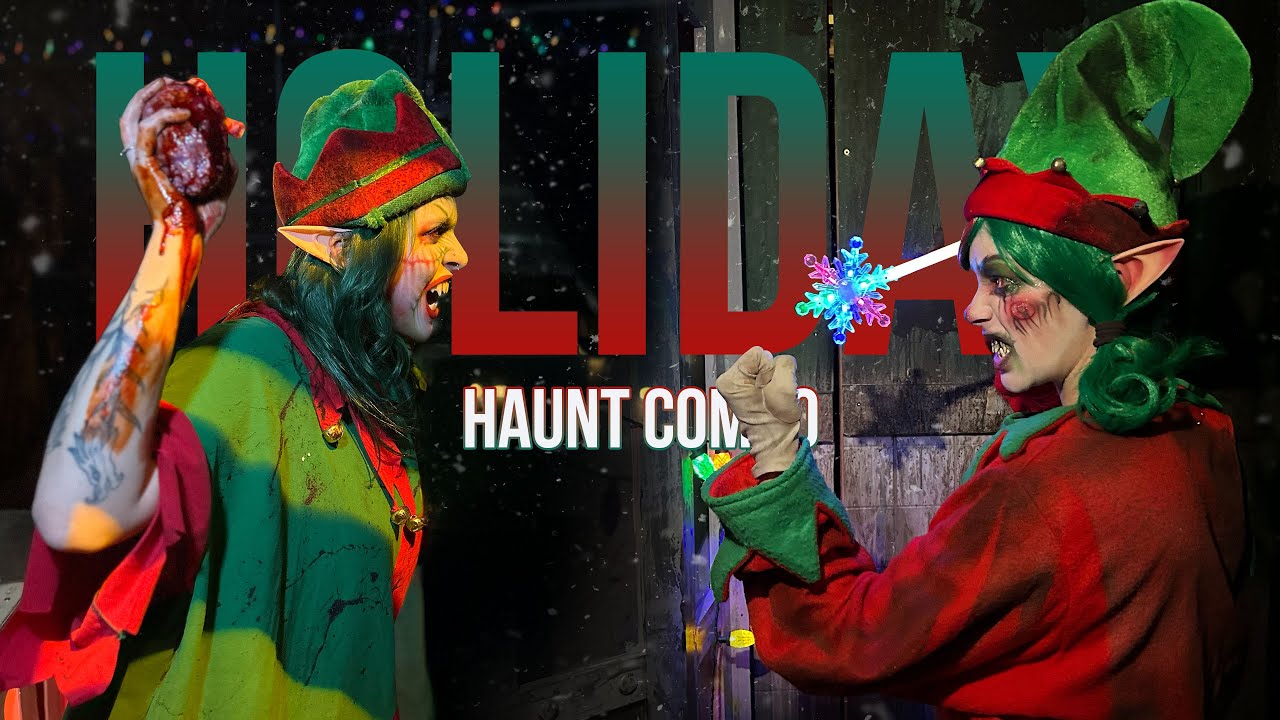 VLOG: Holiday Haunt COMBO | Hera's Nightmare & Final Bell Haunted Schoolhouse 