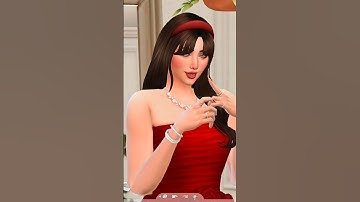 How to pose in cas the sims 4 #sims #shorts #short