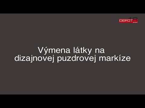 Video: Jak vyměnit látku markýzy (s obrázky)