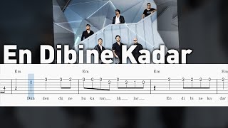 En Dibine Kadar - Gitar Tab