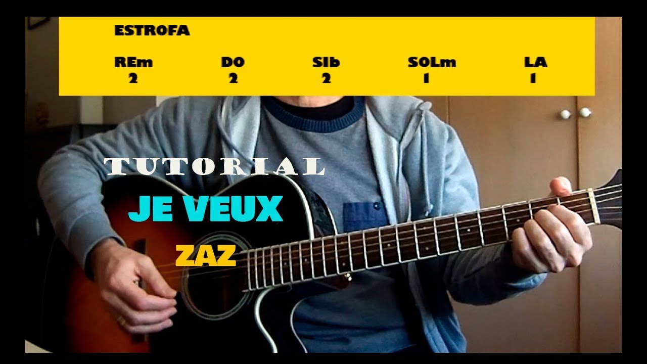 COMO TOCAR Je veux ZAZ Acordes Chordify