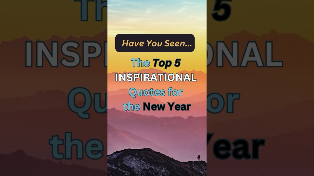 Ai Insights: Best Inspirational Quotes for the New Year 