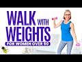 20 Minute WALK with WEIGHTS Workout for Women over 50 ⚡️ Pahla B Fitness