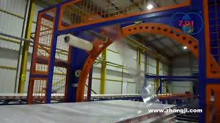 EPS sandwich panel packaging machine#sandwich panel wrapping machine