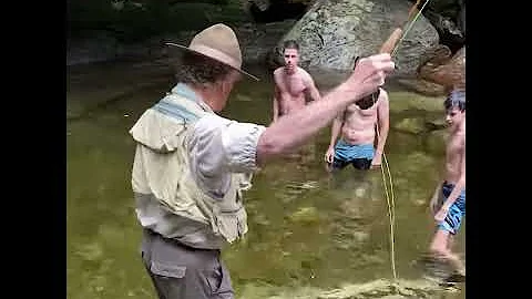 Fly Fishing Short - Yellowstone Prong The Blue Ridge Parkway