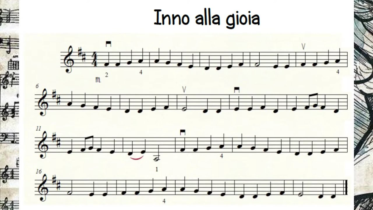 Base INNO ALLA GIOIA con tema guida - YouTube