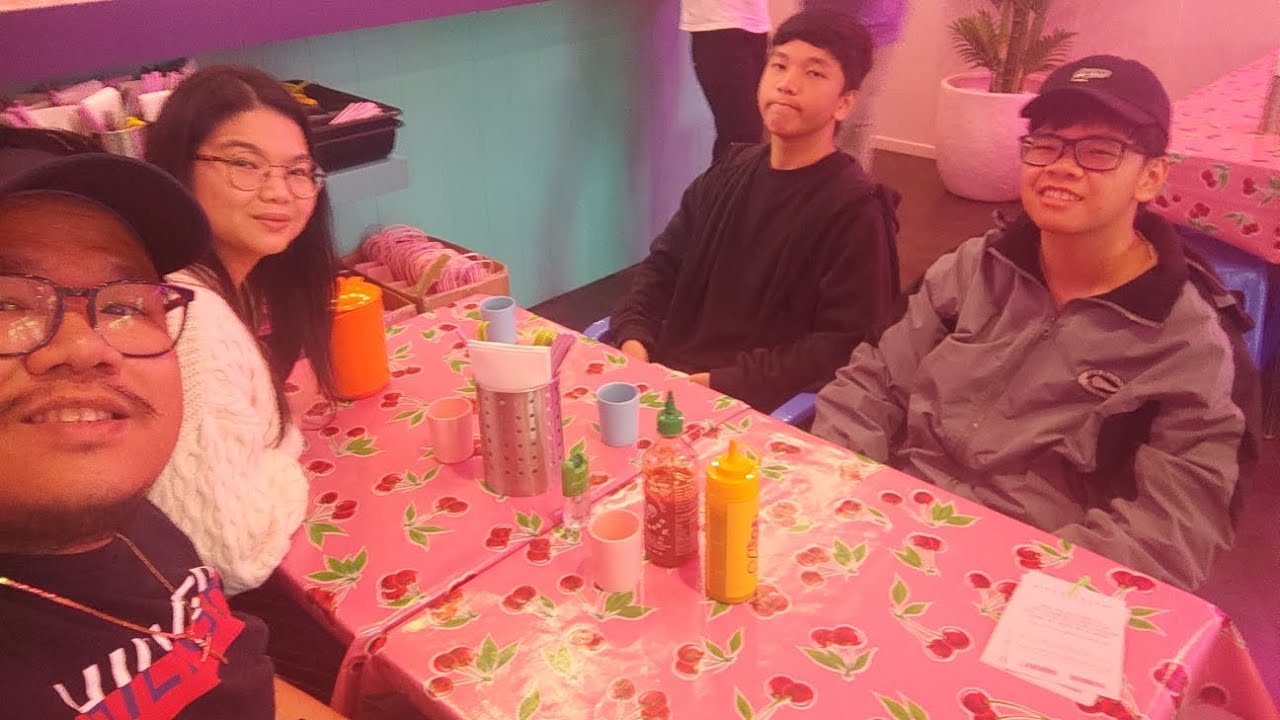 Easter Sunday Dinner at Rice Rice baby in Hamilton NZ by Pinoy fam with their tiny litter red