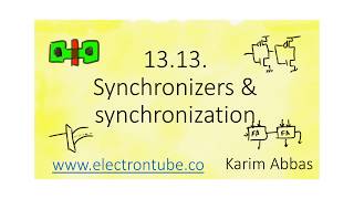 13.13. Synchronizers & synchronization