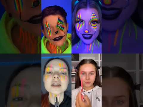 ترند الاجانب رسم المهرج على الوجه