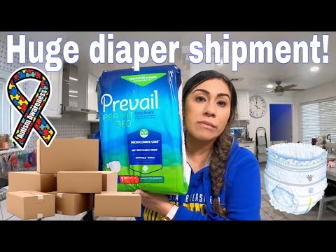Huge RX diapers + incontinence supplies shipment for Autistic nonverbal teen girl! **Review**