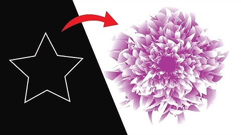 How To Create Beautiful Floral Vector in Illustrator Using Blend Tool #illustrator 