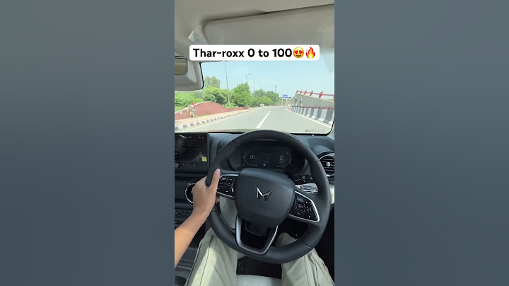 Thar roxx driving pov 0 to 100 #trending #thar #tharroxx #viralshorts #performance #testdrive