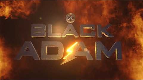 Black adam title animation #element3d #aftereffects