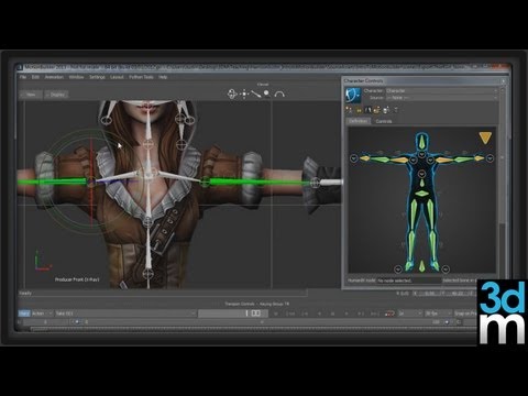 Characterization in MotionBuilder -3dmotive