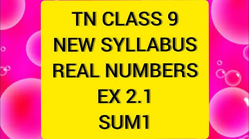 TN Samacheer 9 Maths Real Numbers Ex 2.1 Sum 1