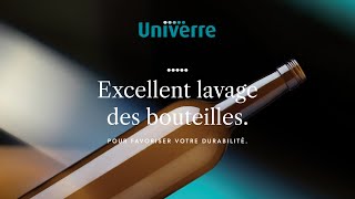 Lavage industriel des bouteilles par Univerre Pro Uva SA