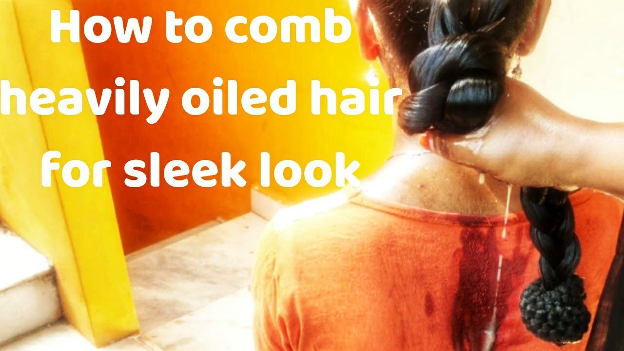 How Hair Properly in Oily Hair l Detangle long oily hair l