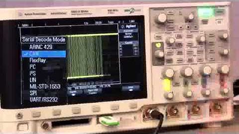 CAN Triggering and Decoding with Keysight Infiniivision X-Series Oscilloscopes