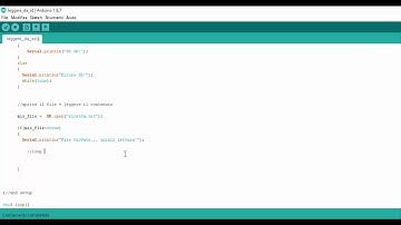 Arduino - Leggere file da SD