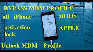 Bypass MDM Profile iPhone