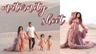 MATERNITY PHOTOSHOOT + Behind The Scenes