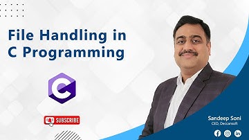 C Language Tutorial | File Handling in C Programming | C Full Course by Sandeep Soni