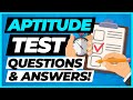APTITUDE TEST Questions & Answers! (How to Pass an Aptitude Test at the FIRST ATTEMPT!) 100% PASS!