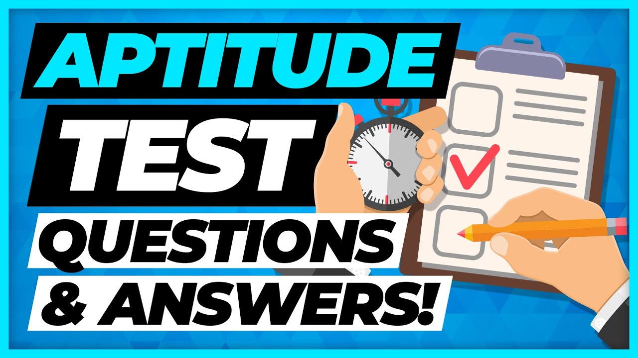 APTITUDE TEST Questions Answers How To Pass An Aptitude Test At The FIRST ATTEMPT 100 