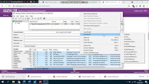 Instal and Use publish or perish software