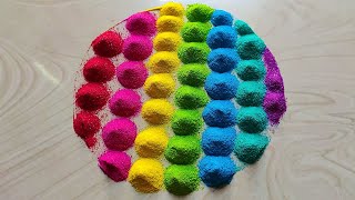 #1377 diwali rangoli design || navratri  rangoli designs with colours