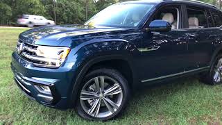 Best Detailed Walkaround 2018 Volkswagen Atlas V6 SEL R-Line