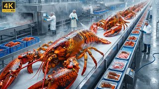 Inside a Mega Lobster Processing Plant: 700,000 Pounds a Day (Full Line Tour)